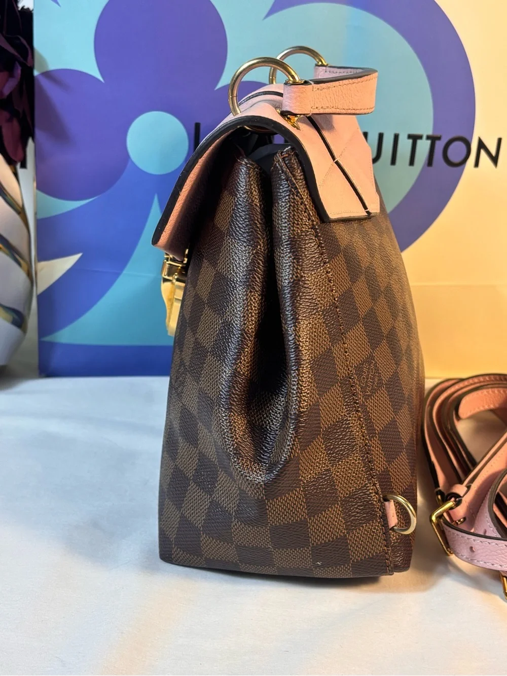Louis Vuitton Clapton Ebene Rose